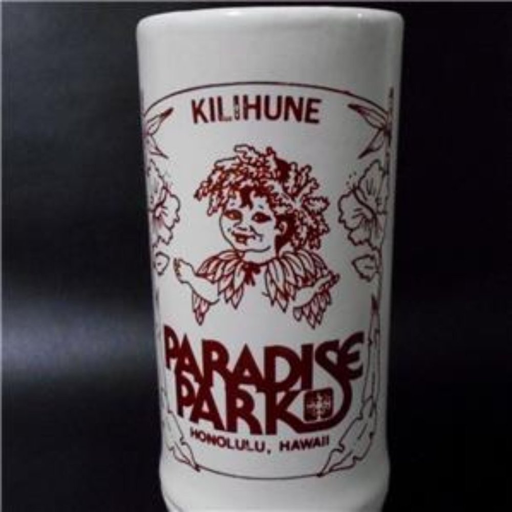 Daga Bamboo Tiki Mug Paradise Park VTG Hawaii